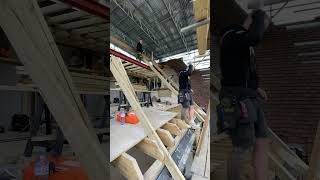 DAY1 🔥carpentry carpenter joiner roof roofing tools construction build sussex [upl. by Freya]