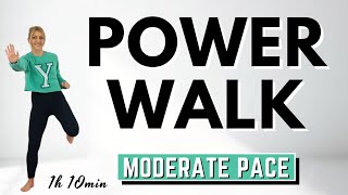 🔥1 HOUR POWER WALK🔥LISS CARDIO WORKOUT🔥Low Intensity Steady State Cardio for Weight Loss🔥NO JUMPING🔥 [upl. by Mulloy]