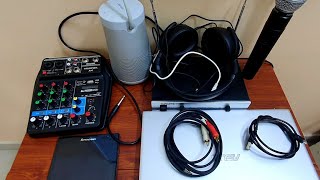 how to connect line mixer to laptop or pc for recording your music [upl. by Enilreug]