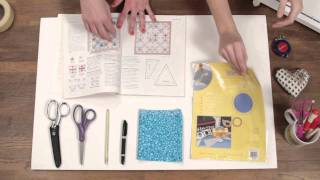 Quilty How to make your own quilt templates [upl. by Dirraj366]