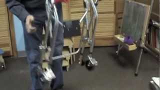 Kaye Products H Frame Walker Folding and Unfolding [upl. by Lyudmila]