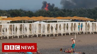 Ukraines Crimean fightback having psychological impact on Russia  BBC News [upl. by Clellan]