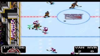 NHL 94 SNES Gameplay HD [upl. by Eyanaj]