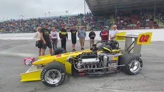 Big Block Supermodified Classic Walkthrough  Oswego Speedway [upl. by Ellak511]