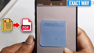 How to scan a document and make PDF in iPhone or iPad 2024 Exact Way [upl. by Leggat347]