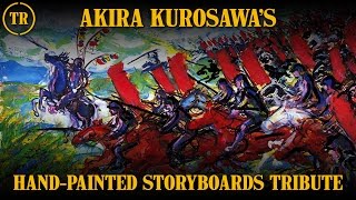 A Tribute To Akira Kurosawas HandPainted Storyboards  Total Remake [upl. by Tillfourd]