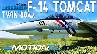 Freewing F14 Tomcat Twin 80mm EDF Jet  Motion RC [upl. by Rickey]