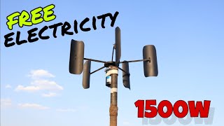 How to Build a Revolutionary Vertical Wind Turbine DIY Guide [upl. by Laerol]