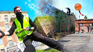 TOP 3 PARKOUR vs SECURITY POLICE  Parkour POV Escape [upl. by Naara775]