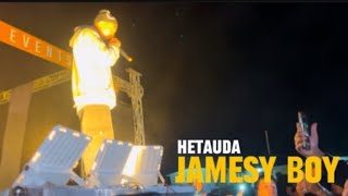 JAMESY Hetauda Concert Live Show  crazy crowd fans  and attacked [upl. by Llehcear]