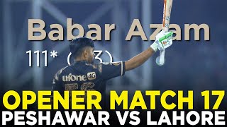 PSL 9  Opener  Peshawar Zalmi vs Lahore Qalandars  Match 17  M2A1A [upl. by Sumerlin427]