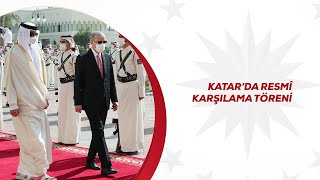 Katar’da Resmî Karşılama Töreni [upl. by Enetsirhc955]