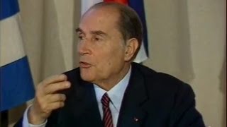 Mitterrand  conférence de presse intégrale [upl. by Selrahcnhoj]