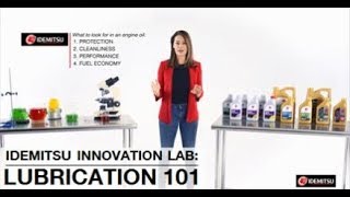 Idemitsu Innovation Lab Lubrication 101 – Introduction to Engine Oil Basics [upl. by Isdnil]