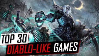 TOP 30 Best Diablo Like ARPG PS4 amp PS5 Games [upl. by Svend]