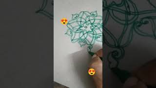 Today kolam easy and simple beautiful kolam beautiful kolam🌺🌺 [upl. by Alimak950]