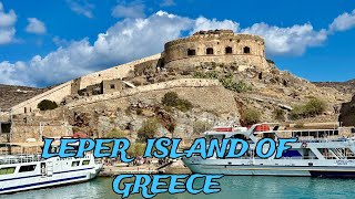 Crete  Elounda and Spinalonga Walking Tour 4K Kreta 2024 [upl. by Arahsak]