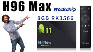 New and Improved H96 Max RK3566 8GB RAM Android 11 TV Box [upl. by Arym]