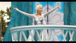 Frozen Royal Welcome Parade at Disneys Hollywood Studios [upl. by Waldner527]