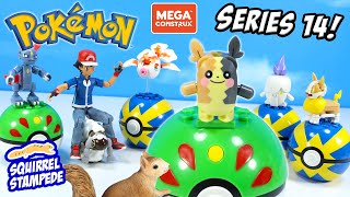 Pokemon MEGA CONSTRUX Series 14 Morpeko Yamper Wooloo Review [upl. by Maire950]