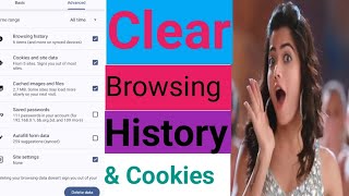 How to clear browsing history on google Chrome [upl. by Chad]