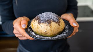 Germknödel selber machen 🥰 Knödel Rezept vegan 🌱 lecker wie auf der Hütte 🎿😋 [upl. by Nisa]