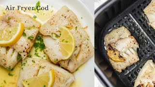 AIR FRYER COD QUICK AND EASY [upl. by Nirhtak]