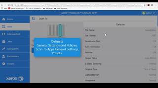 Xerox® VersaLink® Configuring the Scan To App [upl. by Roscoe]