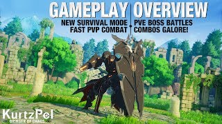 KurtzPel – GAMEPLAY OVERVIEW  New Survival Mode Epic PVE Boss Battles amp Fast Paced PVP Combat [upl. by Adran]