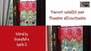 tendine mantovane natalizie alluncinetto tutorial parte 1 [upl. by Ferrand]