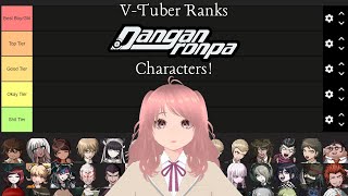 VTuber ranks danganronpa cast Spoilers Ahead [upl. by Wes]