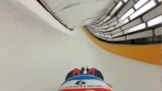 POV Doubles Luge in Sochi Russia [upl. by Aubrie]