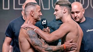 Simple Simon vs Ed Matthews • FULL WEIGH IN amp FACE OFF • KingPyn TikTok Boxing [upl. by Stets]