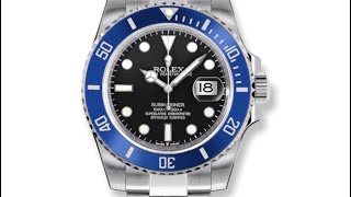 Replica Fake Rolex Submariner 41 Smurf [upl. by Tandie]