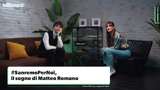 SanremoPerNoi il sogno di Matteo Romano [upl. by Karab437]