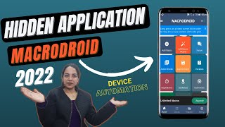 Macrodroid App MacroDroid Device Automation  Hidden App for Android  Secret Application [upl. by Ringo]