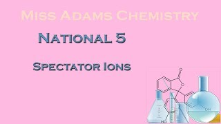 National 5 Spectator Ions [upl. by Nnairam373]