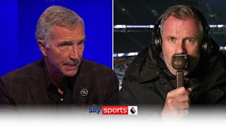 Jamie Carragher amp Graeme Souness clash over Jordan Pickfords tackle on Virgil Van Dijk [upl. by Anilek]