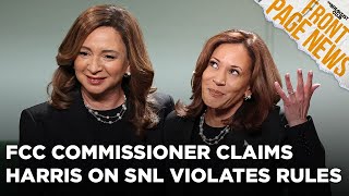 FCC Commissioner Claims Harris SNL Violates Rules Trump Says His Loss Would Be Due To Cheating [upl. by Pepi551]