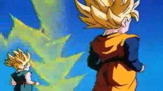 Goten And Trunks Fuse As Super Sayians [upl. by Xella]