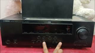 Reset av receiver YAMAHA HTR 6230 [upl. by Shari]