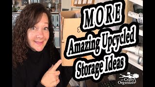 MORE amazing upcycled cardboard box storage ideas [upl. by Kera]