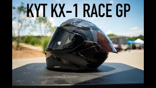 THE UNDERDOG  KYT KX1 Race GP Helmet Review [upl. by Ttenaj]