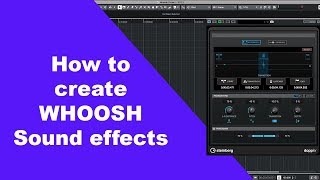 How to design Whoosh sound effects EASY [upl. by Yrffej298]