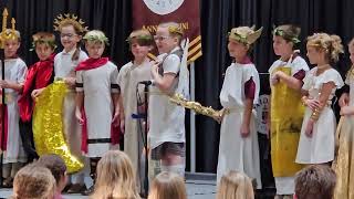 2024 Paideia 3rd Grade Greek Gods Presentation [upl. by Akiem]