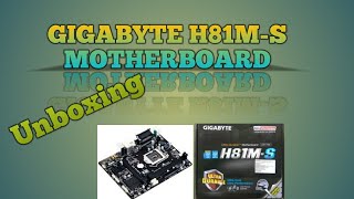 Gigabyte H81MS Motherboard Review and Unboxing  Assemble a PC  Hindi [upl. by Baum]