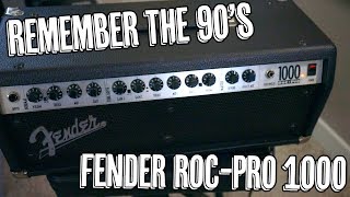 Remember The 90s Fender Roc Pro 1000 [upl. by Jessamyn]