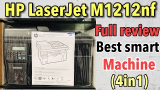 HP LaserJet M1212nf full review I best printer for office I toner 85A I Printer  Scanner  Copy [upl. by Gerdeen]