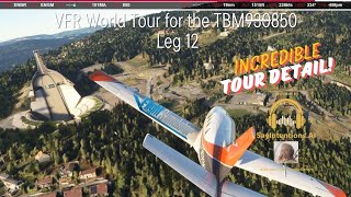 SOUTHERN NORWAY TO OSLO ENBRENGM  MSFS VFR WORLD TOUR  EP 12 [upl. by Herries]