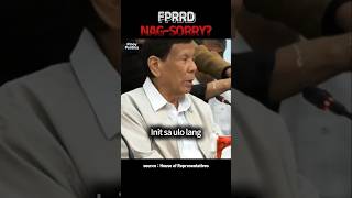 FPRRD NAGSORRY Duterte EJK QuadCom [upl. by Aoht]